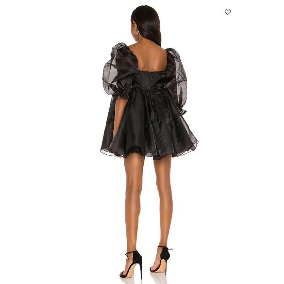 Selkie Dress Womens Small The Puff Mini Black Coquette Fairycore Princesscore - Picture 3 of 14